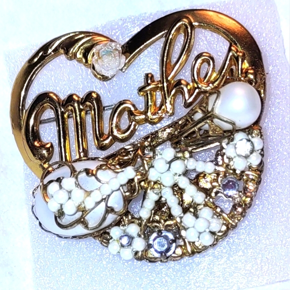 Vintage "Mother" Brooch Modified Design - Picture 8 of 8